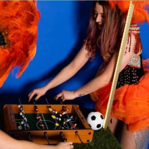 Voetbal Game Oranje schminktheater, EK actie, EK entertainment, Winkelcentrum promotie, winkelcentrum entertainment, entertainment bureau, entertainment winkelcentrum,